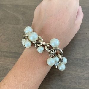 Gold chain with pearls, bracelet!